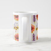 Floral design grote koffiekop (Achterkant)