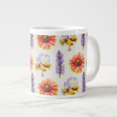 Floral design grote koffiekop (Voorkant rechts)