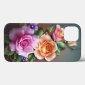 Floral design Hoesje-Mate iPhone Case (Achterkant (horizontaal))