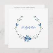 Floral Design in Blue for a Spring Outdoor Event (Voorkant / Achterkant)