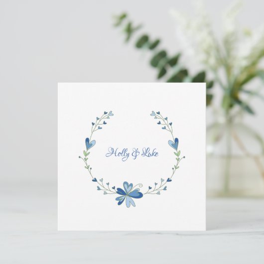 Floral Design in Blue for a Spring Outdoor Event (Staand voorkant)