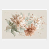 floral design inpakpapier vel (Voorkant 2)