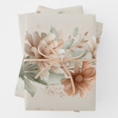 floral design inpakpapier vel (In situ)