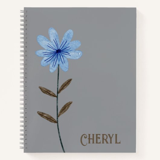 Floral Design Journal Spiral Notitieboek (Voorkant)