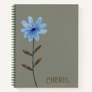 Floral Design Journal Spiral Notitieboek