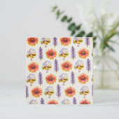 Floral design kaart (Staand voorkant)