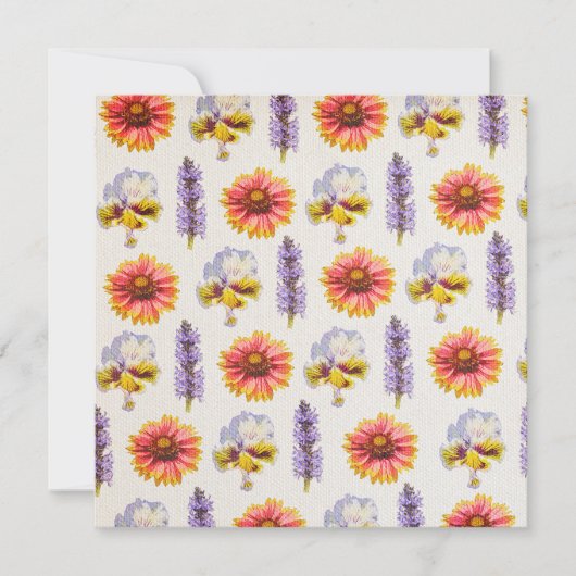 Floral design kaart (Voorkant)