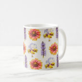 Floral design koffiemok (Voorkant rechts)