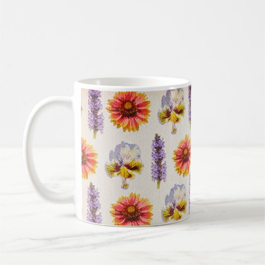 Floral design koffiemok (Links)