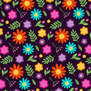 Floral design kussen