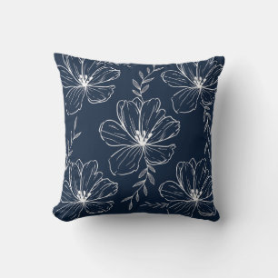 Floral design kussen