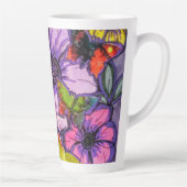 Floral Design latte Mok (Rechts)