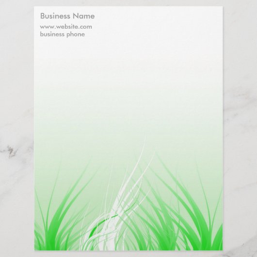 Floral Design Letterhead Briefhoofd Sjabloon (Voorkant)