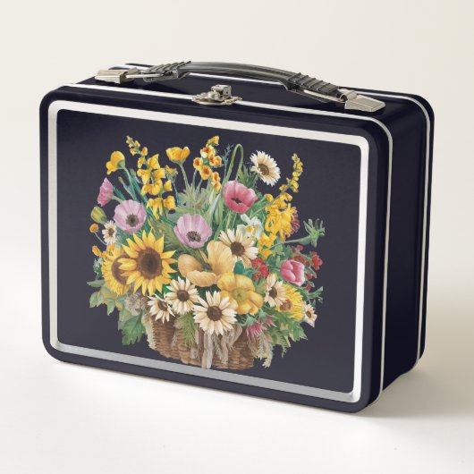 Floral design lunchbox (Voorkant)