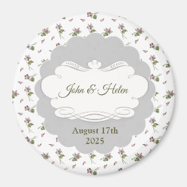 Floral design magneet