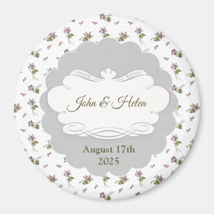 Floral design magneet