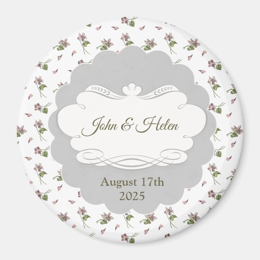 Floral design magneet (Voorkant)