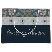 Floral design met blauw