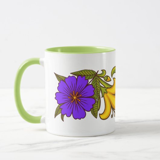 Floral design mok (Links)