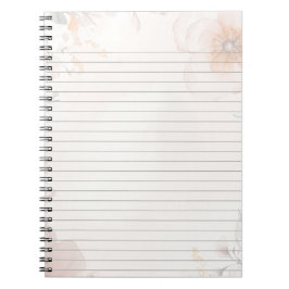 Floral design notitieboek