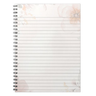 Floral design notitieboek