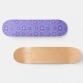 Floral design op skateboard (Horizontaal)