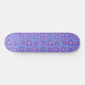 Floral design op skateboard (Horizontaal)
