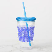 Floral Design Pattern Acryl Drinkbeker (Links)