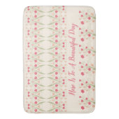 Floral Design Pattern Badmat (Voorkant Verticaal)