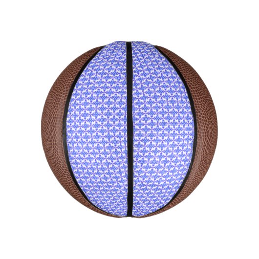 Floral Design Pattern Basketbal (Verticaal)
