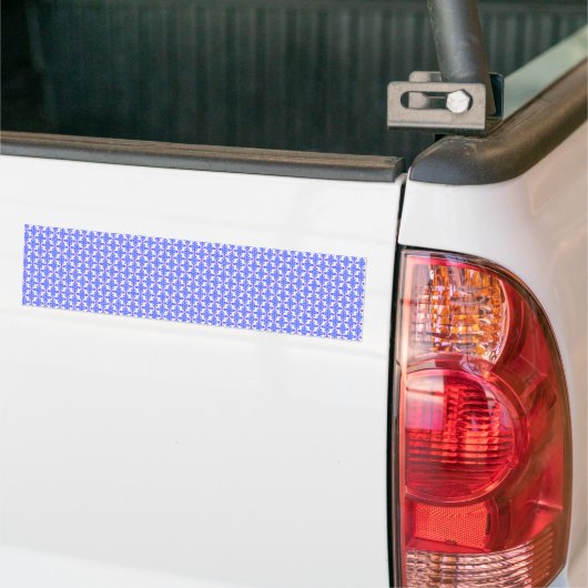 Floral Design Pattern Bumpersticker (Op Truck)