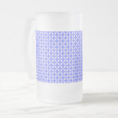 Floral Design Pattern Matglas Bierpul (Voorkant links)