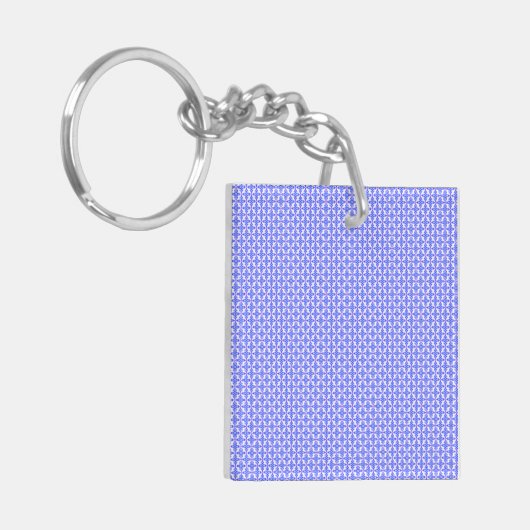 Floral Design Pattern Sleutelhanger (Voorkant Links)