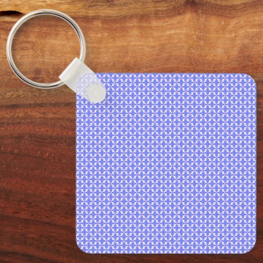 Floral Design Pattern Sleutelhanger (Voorkant)