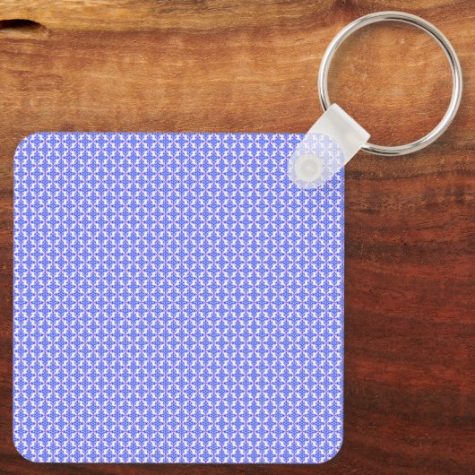 Floral Design Pattern Sleutelhanger (Achterkant)