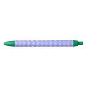 Floral Design Pattern Zwarte Inkt Pen (Voorkant)
