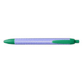 Floral Design Pattern Zwarte Inkt Pen (Achterkant)
