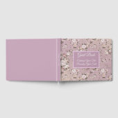  Floral Design Pink Mauve Personated Gastenboek (Volledig)