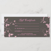 Floral Design Rack-Kaart (Achterkant)