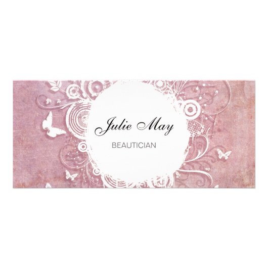 Floral Design Rack-Kaart Reclamekaart (Voorkant)