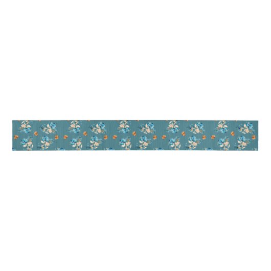 Floral Design Ribbon Grosgrain Lint (Voorkant)