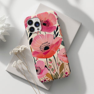 Floral Design Schattige en stijlvol roze bloem Case-Mate iPhone 14 Pro Max Hoesje