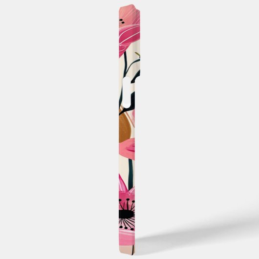 Floral Design Schattige en stijlvol roze bloem Case-Mate iPhone Case (Achterkant / Rechts)