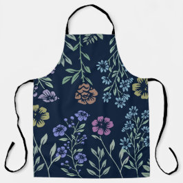 Floral design schort