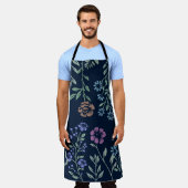 Floral design schort (Gedragen)