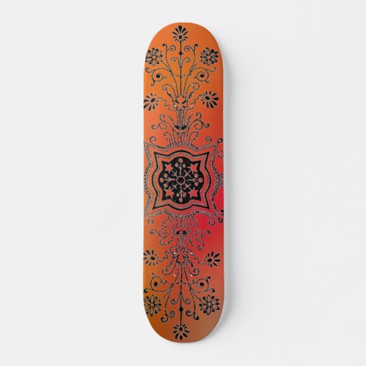 Floral Design Skateboard (Voorkant)
