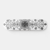 Floral Design Skateboard (Horizontaal)