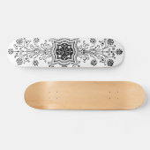 Floral Design Skateboard (Horizontaal)