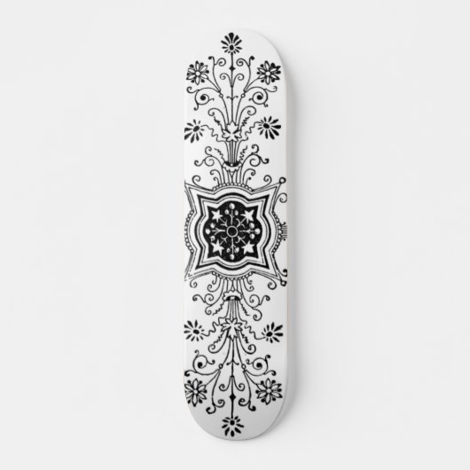 Floral Design Skateboard (Voorkant)