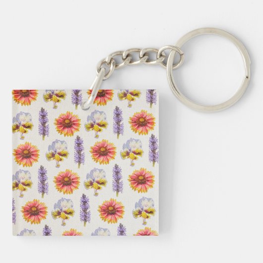 Floral design sleutelhanger (Achterkant)